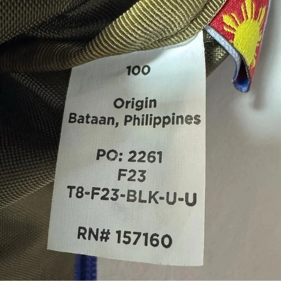 Cotopaxi Trozo shoulder bag NWOT black/multi adjustable rope strap recycled - Picture 15 of 16